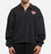 Mitchell & Ness New York Knicks Boxy Quarter Zip Crewneck Faded Black