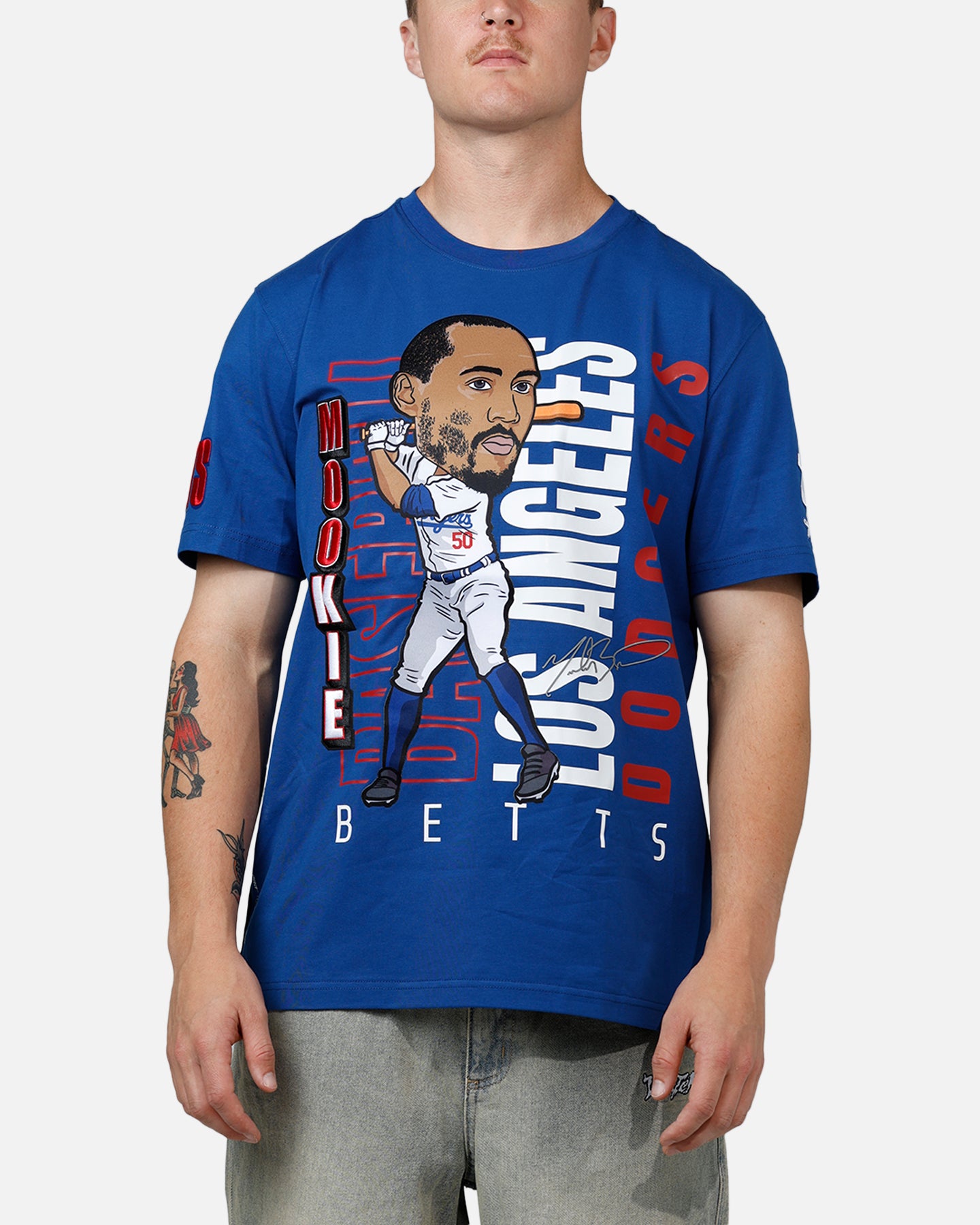 【プロフ必読⚠️tomoT様限定 】Dodgers Betts ユニフォーム L Pro Standard Los Angeles Dodgers Mookie Betts Avatar T-Shirt Blue