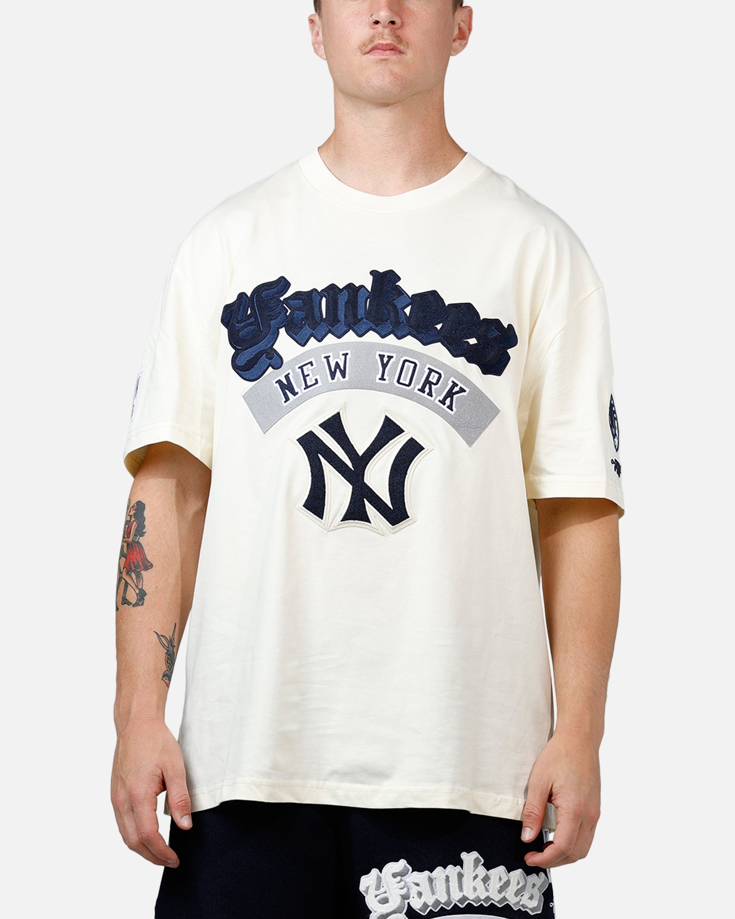Pro Standard New York Yankees Best Of T-Shirt Eggshell | Culture