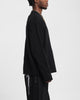 Loiter Chopper Long Sleeve Knitted Sweater Black