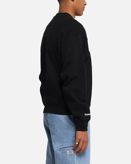 Mitchell & Ness Chicago Bulls Field To The Court Crewneck Black