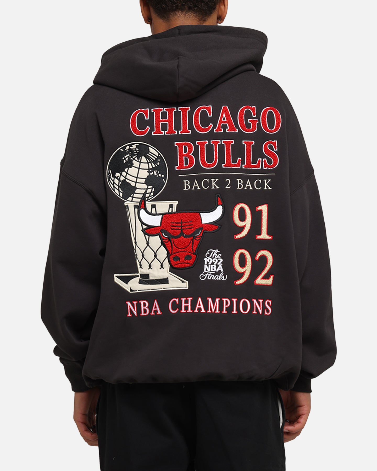 Mitchell & Ness Chicago Bulls National Champions Hoodie Faded