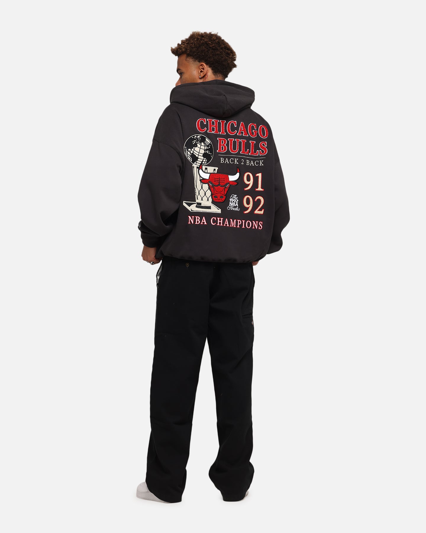 Mitchell & Ness Chicago Bulls National Champions Hoodie Faded