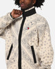 Tommy Jeans Relaxed Zip Paisley Fleece Jacket Newsprint