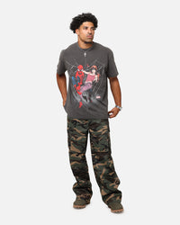 Goat Crew Marvel’s Spider-Man Peter Parker & MJ Heavy T-Shirt Black Wash