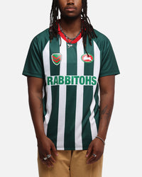 Bleacher Athletic South Sydney Rabbitohs NRL 1908 Collared T-Shirt Official Team Colour