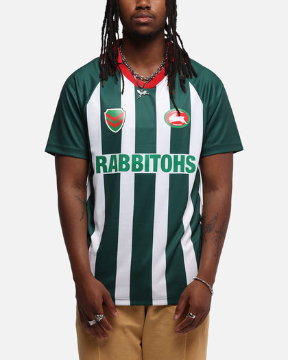 Bleacher Athletic South Sydney Rabbitohs NRL 1908 Collared T-Shirt Official Team Colour