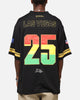 Bleacher Athletic Penrith Panthers NRL 2025 Las Vegas Round Grid Iron T-Shirt Official Team Colour