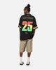 Bleacher Athletic Penrith Panthers NRL 2025 Las Vegas Round Grid Iron T-Shirt Official Team Colour