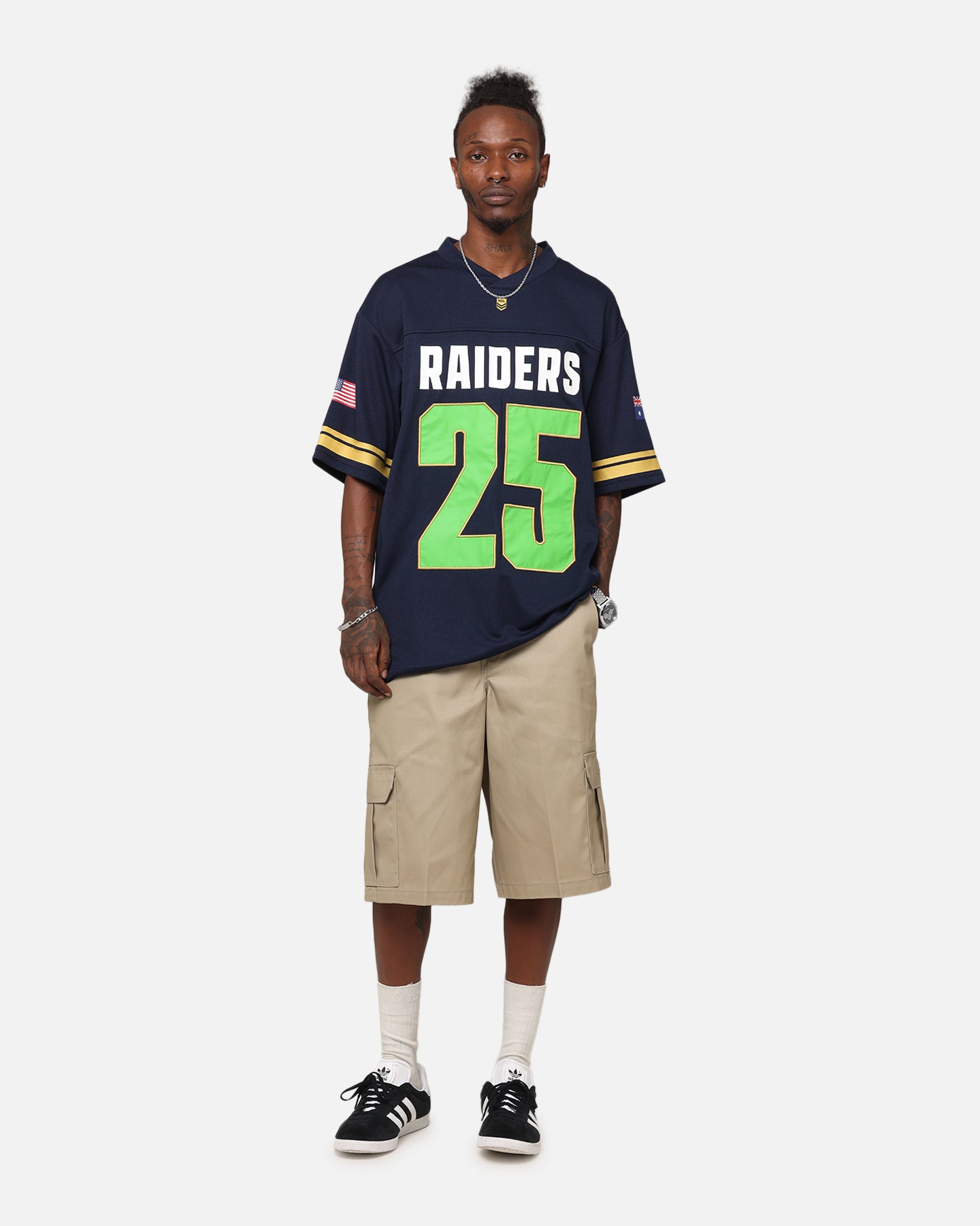 Bleacher Athletic Canberra Raiders NRL 2025 Las Vegas Round Grid