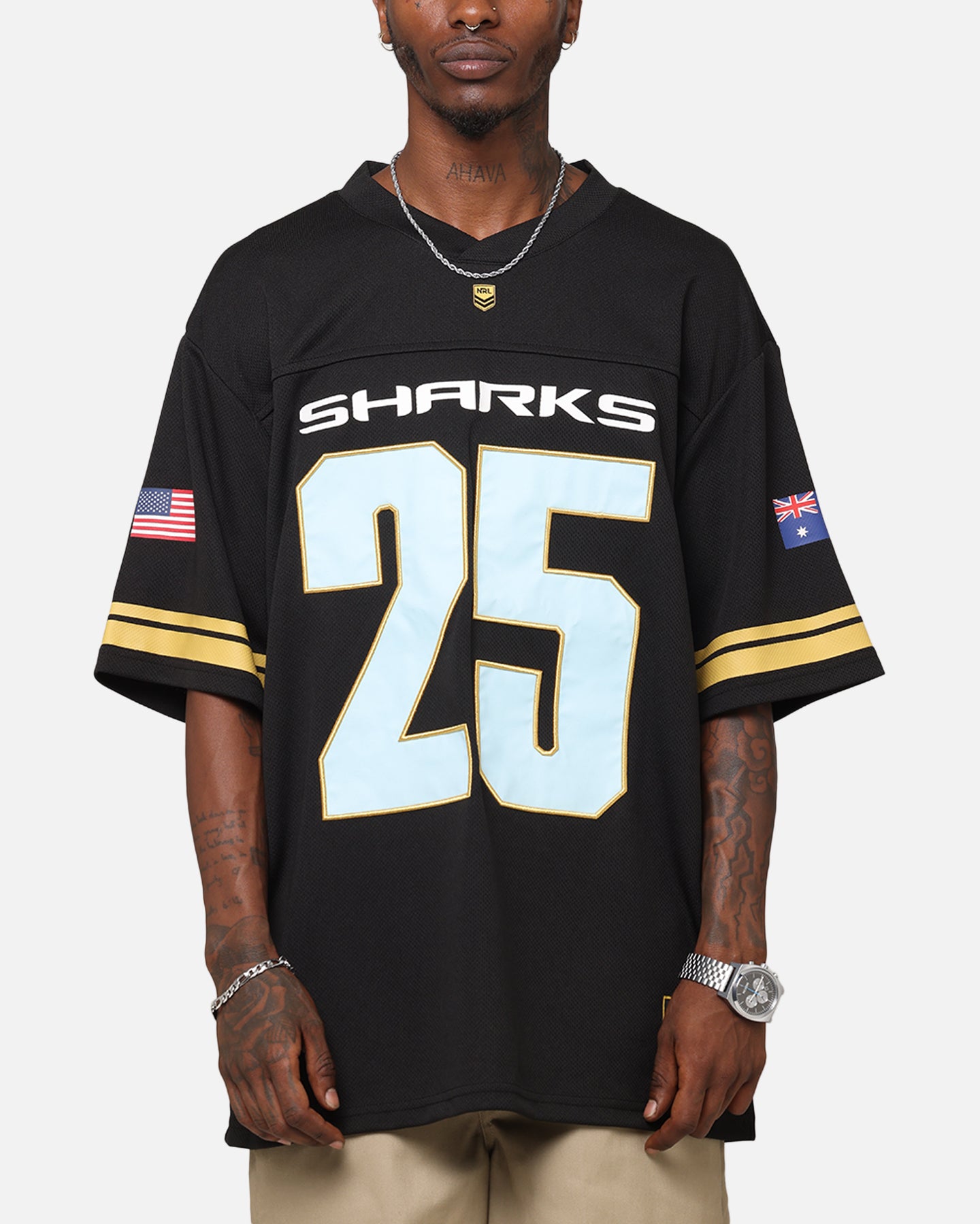 Bleacher Athletic Cronulla Sutherland Sharks NRL 2025 Las Vegas