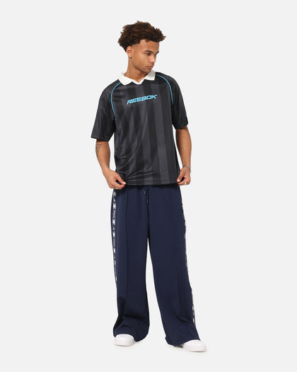 Reebok Retro Footy Polo T-Shirt Black