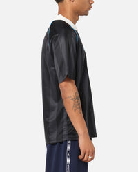 Reebok Retro Footy Polo T-Shirt Black