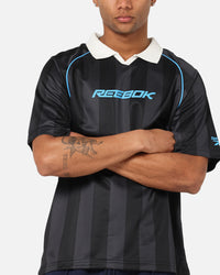 Reebok Retro Footy Polo T-Shirt Black