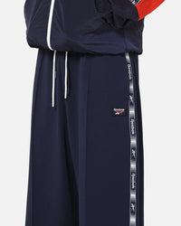 Rebook Taped Track Pants Navy