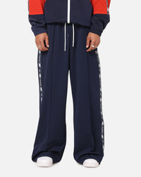 Rebook Taped Track Pants Navy