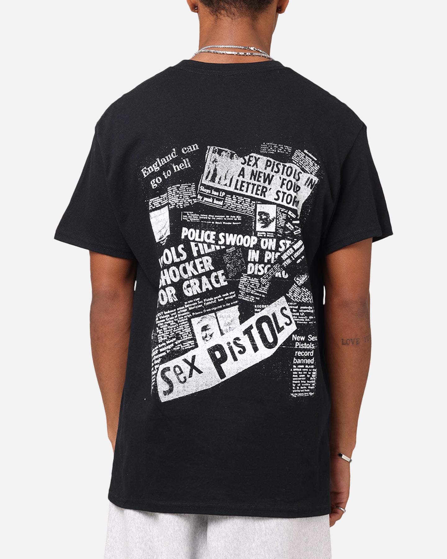 Sex Pistols Anarchy In The UK T-Shirt Black | Culture Kings US