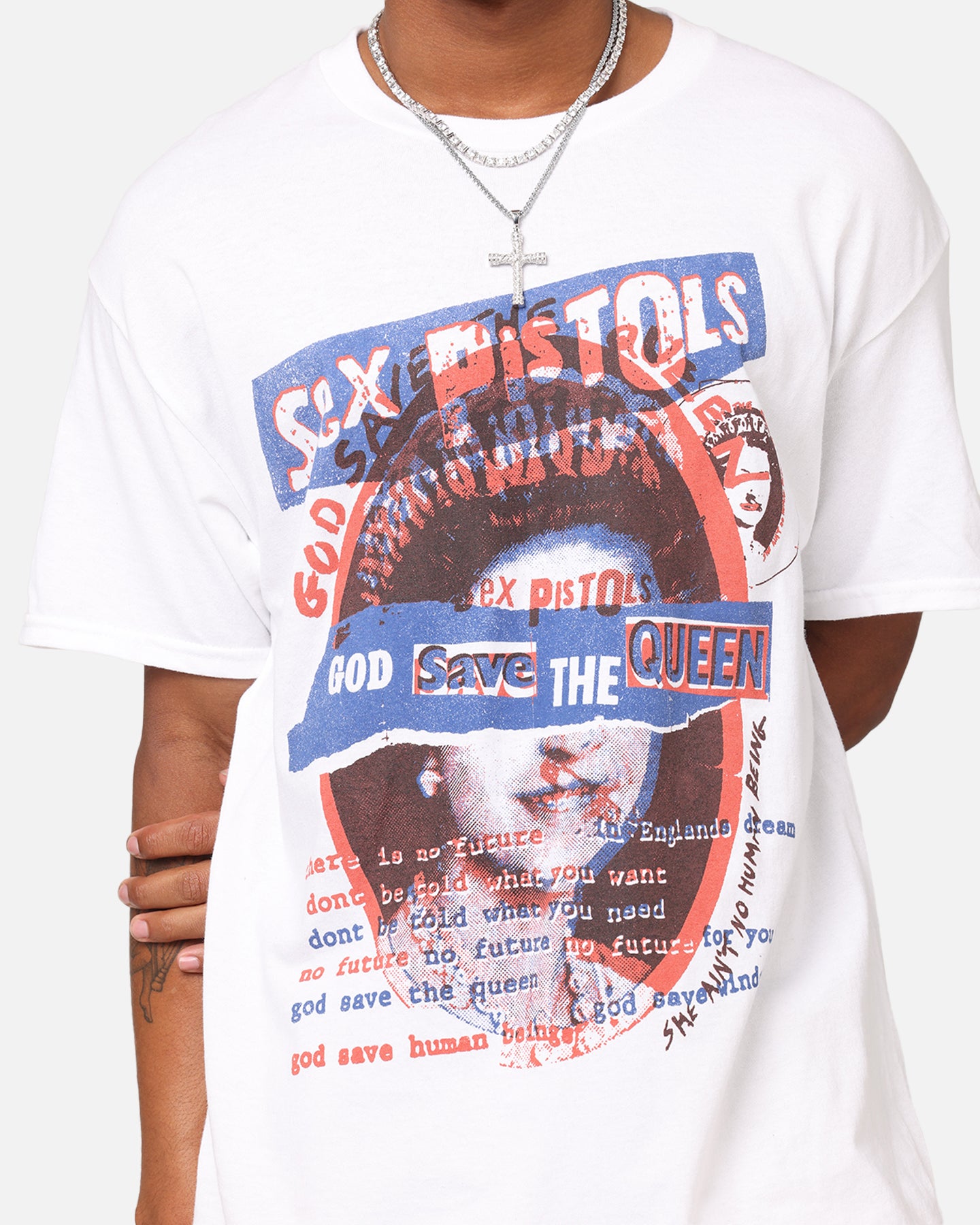 Sex Pistols Save The Queen T-Shirt White | Culture Kings US