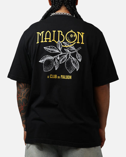 Malbon Citron Pocket T-Shirt Black