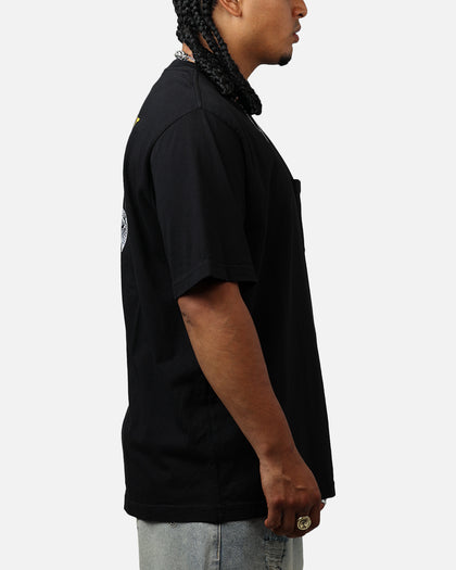 Malbon Citron Pocket T-Shirt Black