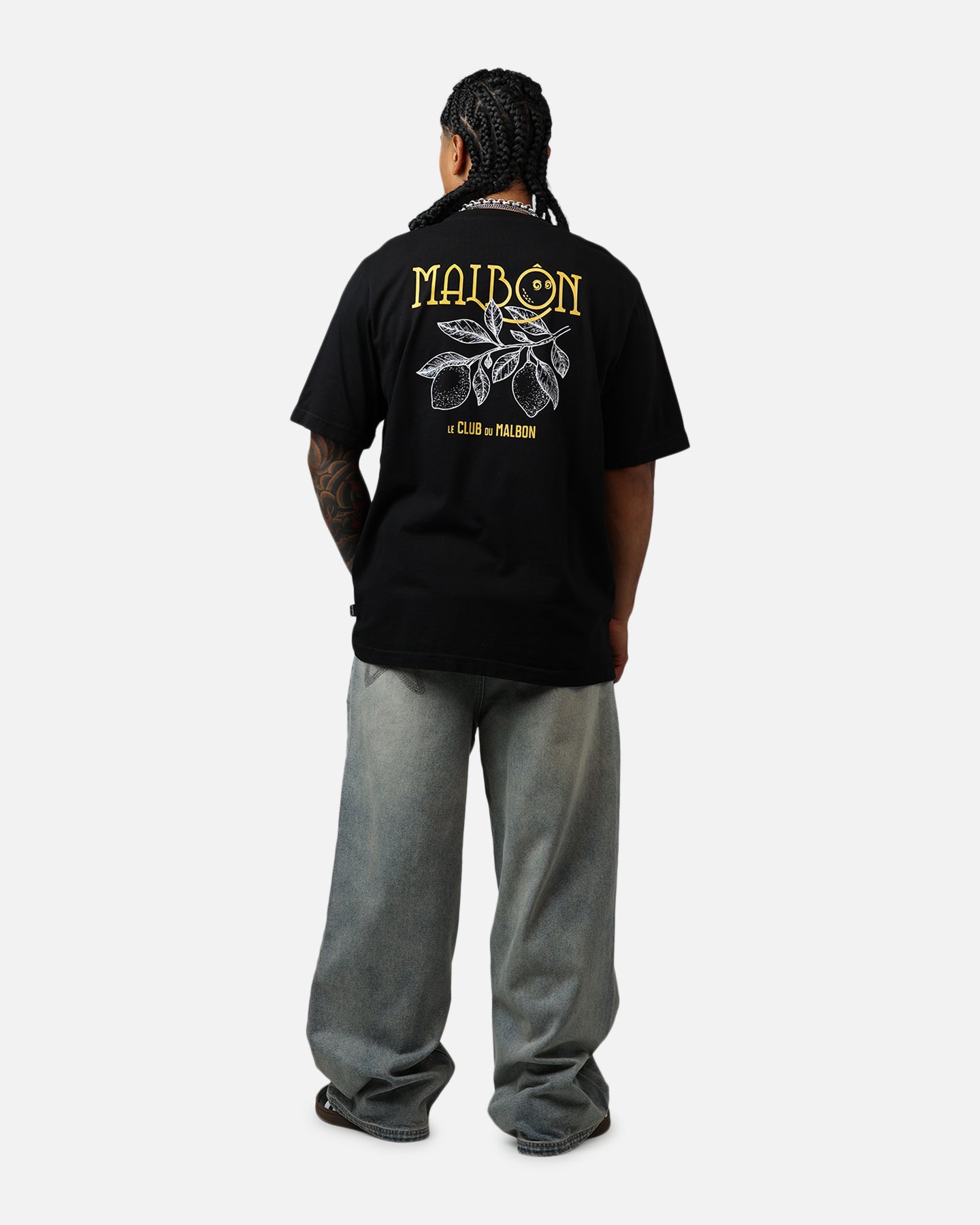 Malbon Citron Pocket T-Shirt Black | Culture Kings US