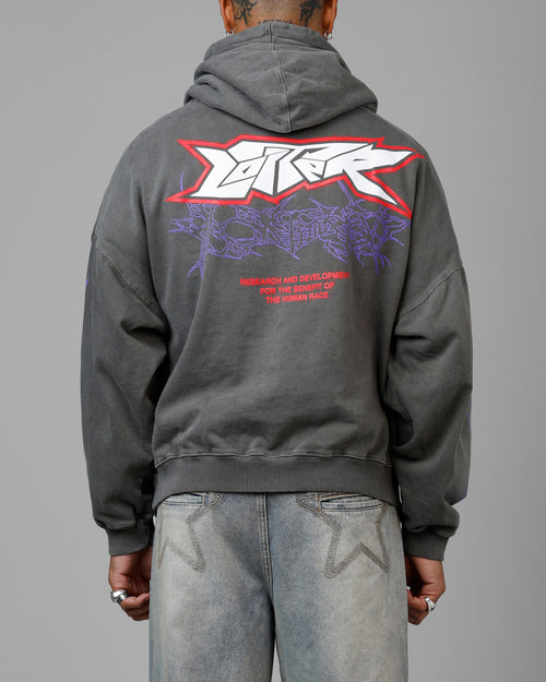 Loiter Cyberkinetics Premium Hoodie Washed Charcoal