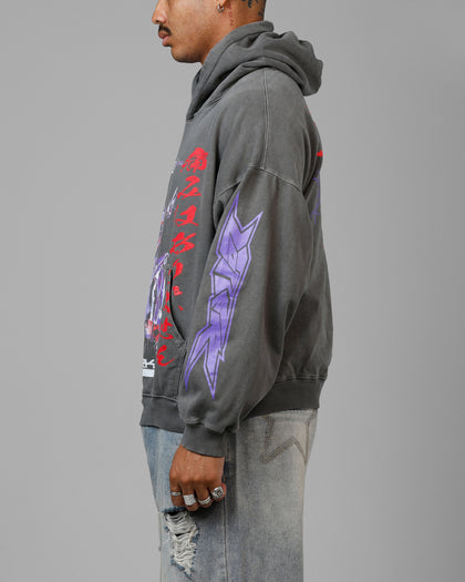 Loiter Cyberkinetics Premium Hoodie Washed Charcoal