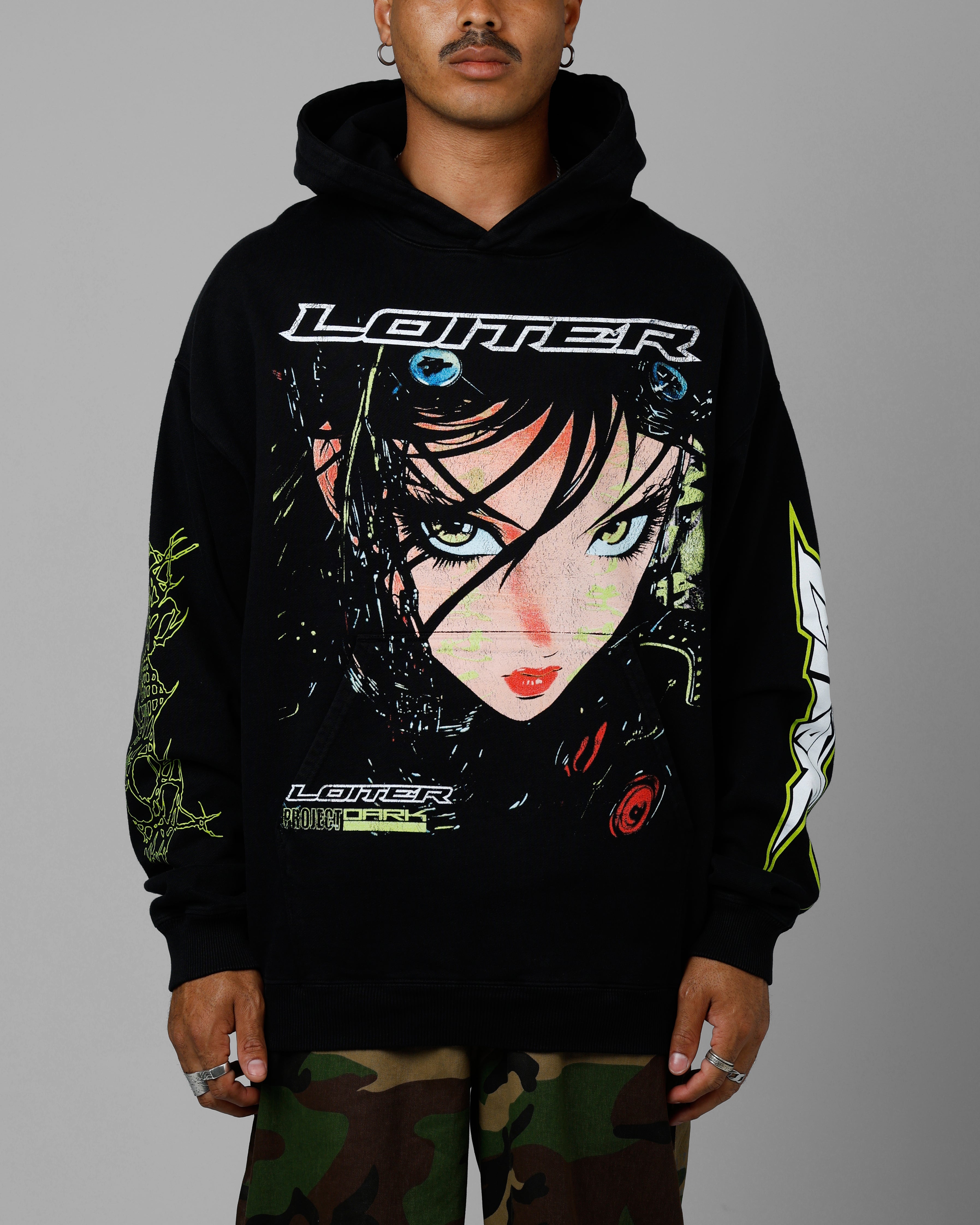 Loiter Project Dark Premium Hoodie Black | Culture Kings US