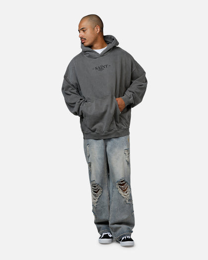 Saint Morta Lost Souls Premium Hoodie Washed Charcoal