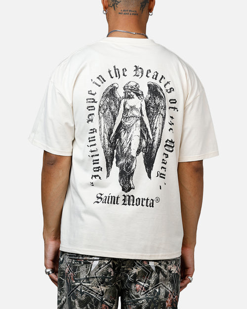 Saint Morta Weary Hearts Heavyweight T-Shirt Off White