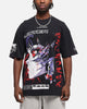Loiter Cybernetics Vintage T-Shirt Black Acidwash