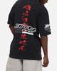 Loiter Cybernetics Vintage T-Shirt Black Acidwash