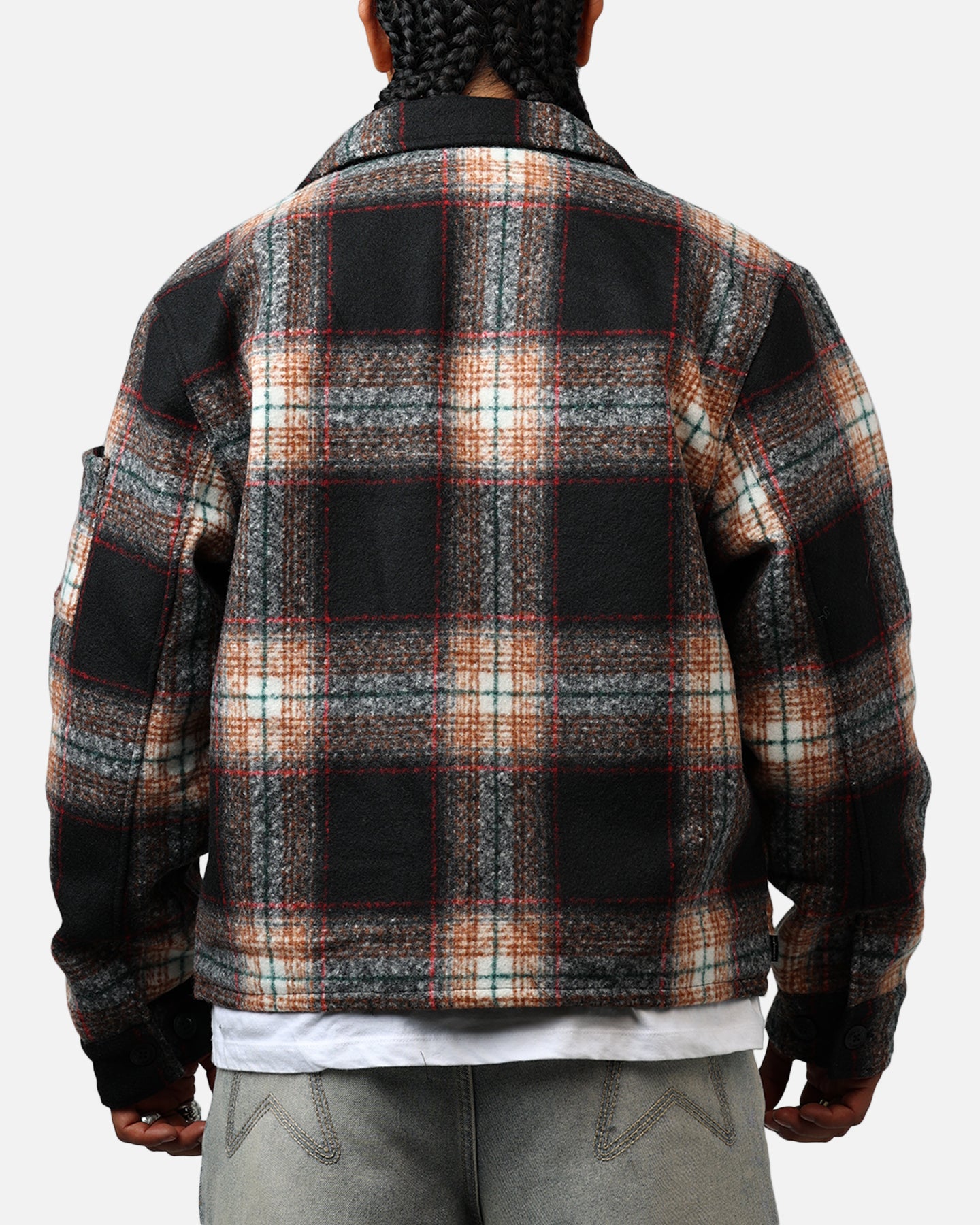 The Hundreds Everett Reversible Work Jacket Black | Culture Kings US