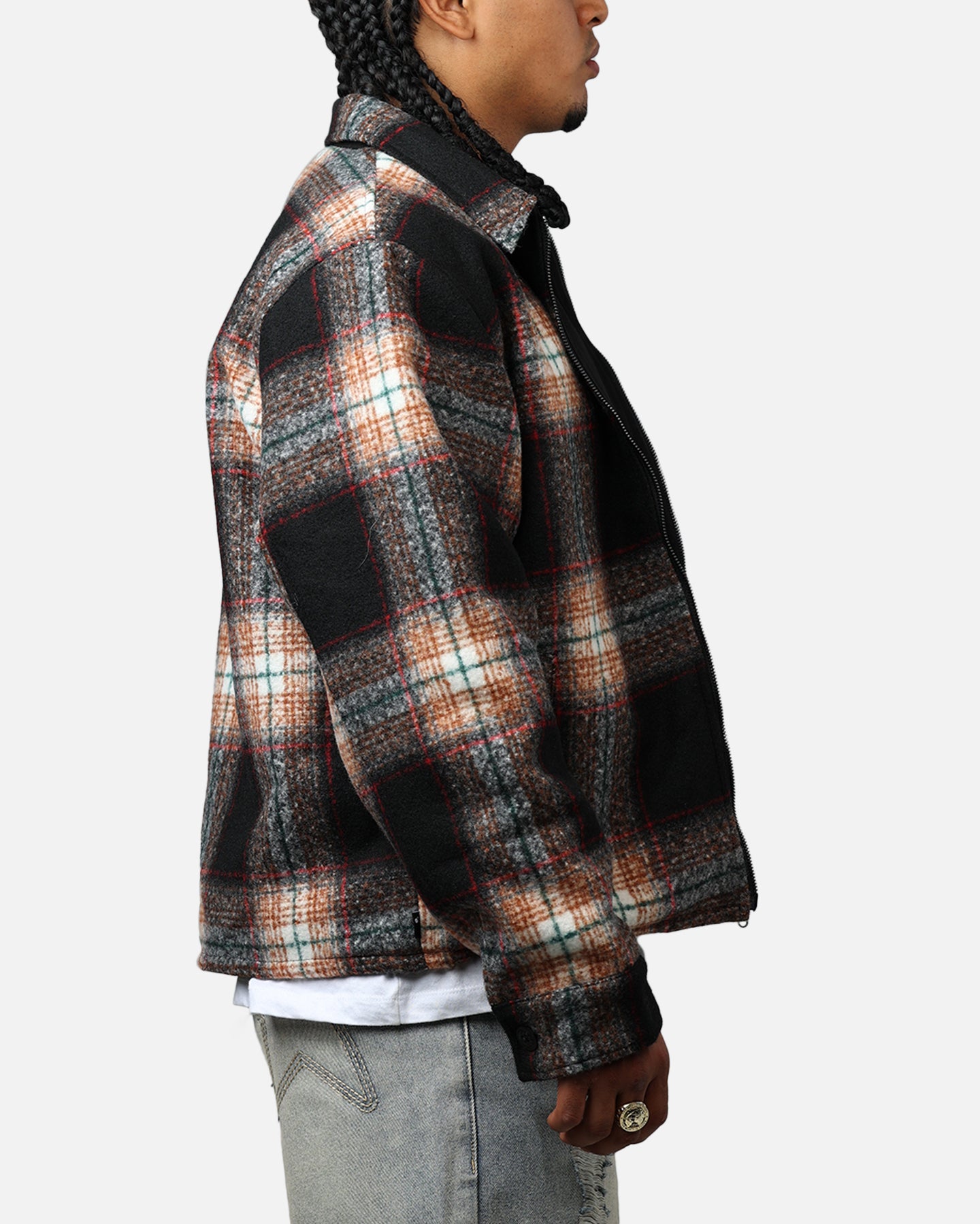 The Hundreds Everett Reversible Work Jacket Black | Culture Kings US