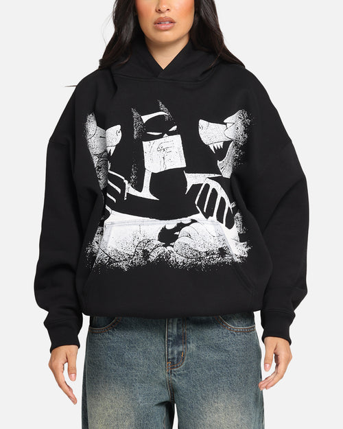 American Thrift X DC Batman The Animated Premium Hoodie Black