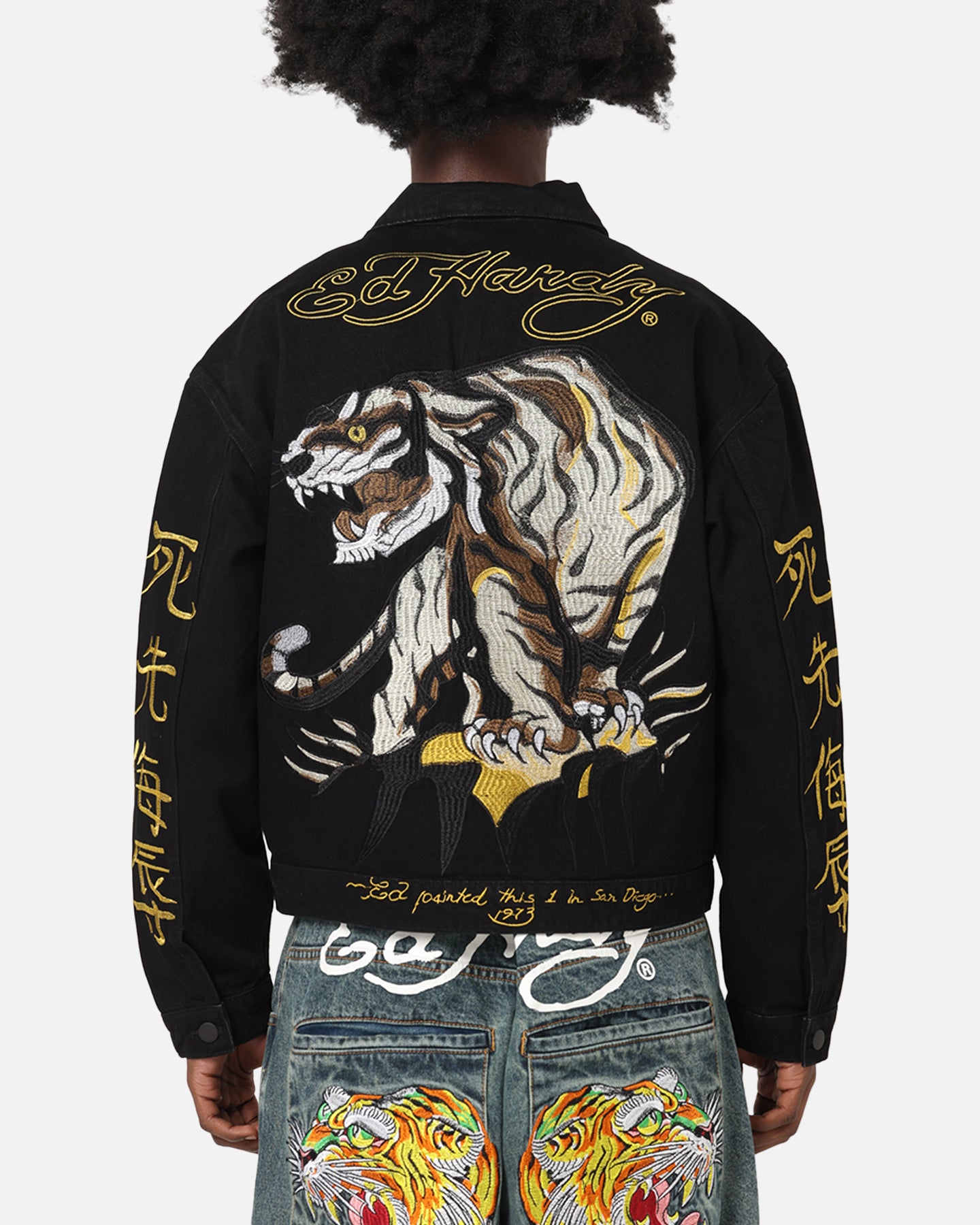 Ed Hardy Never Again Jacket Black | Culture Kings US