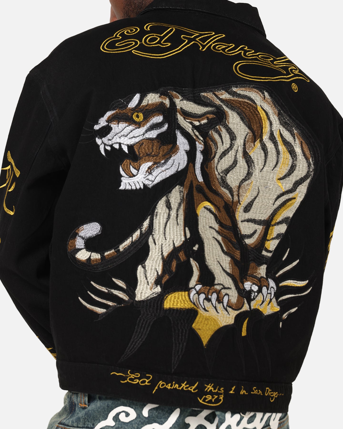 Ed Hardy Never Again Jacket Black | Culture Kings US