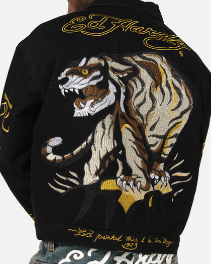 Ed Hardy Never Again Jacket Black