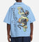 Ed Hardy Panther Button-Up Shirt Blue