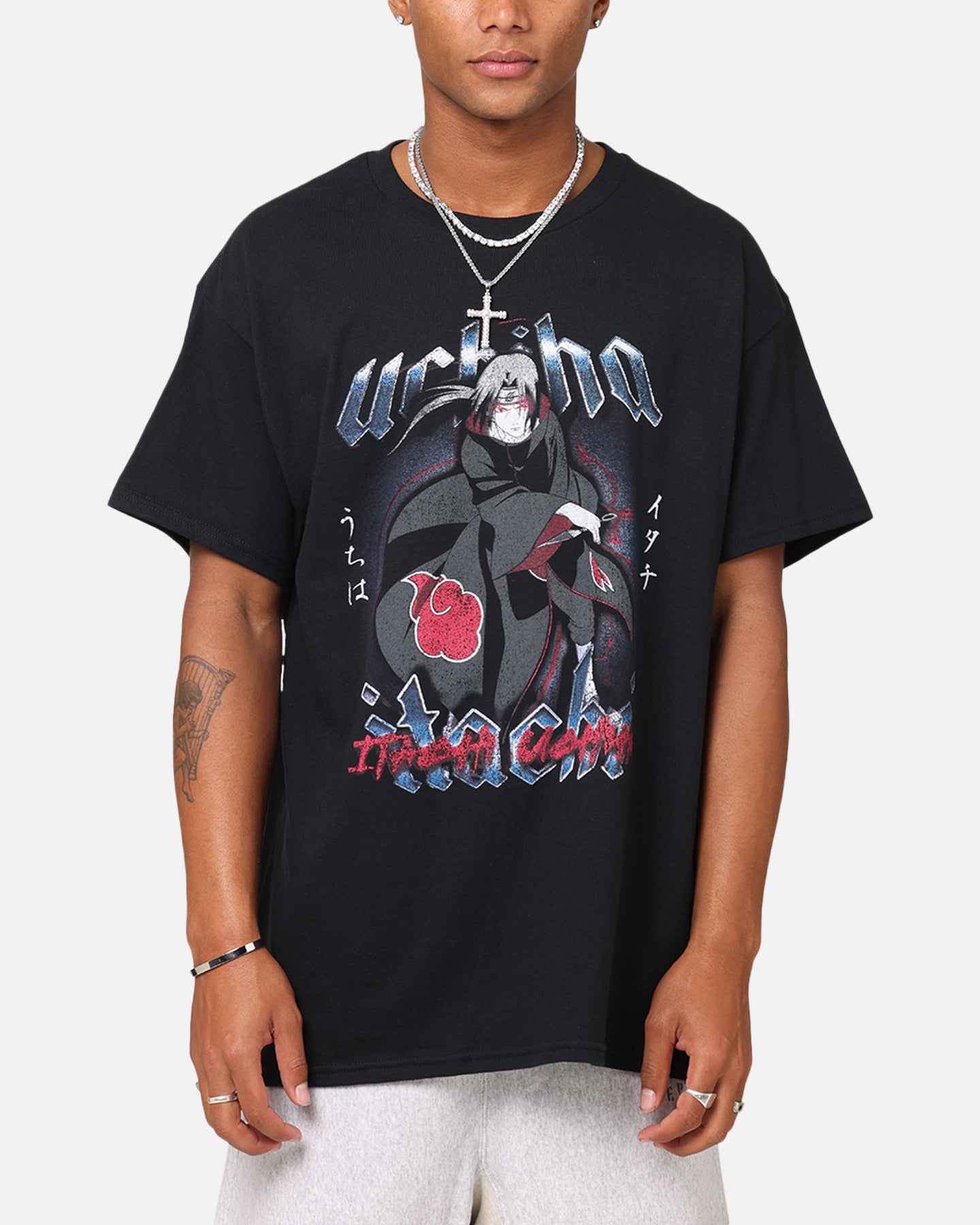Goat Crew X Naruto Itachi Uchiha T-Shirt Black | Culture Kings US