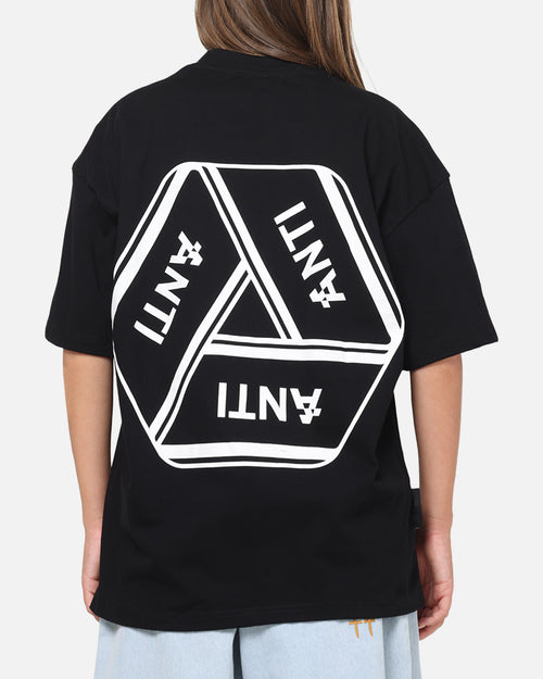 The Anti Order Reverse Logo T-Shirt Black