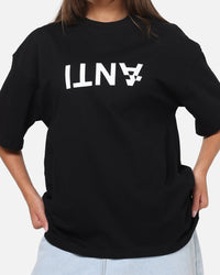 The Anti Order Reverse Logo T-Shirt Black