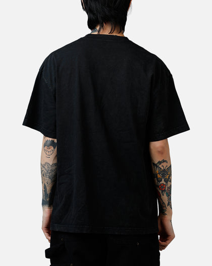 Goat Crew Disney Fantasia Chernabog Airbrush T-Shirt Black Acidwash