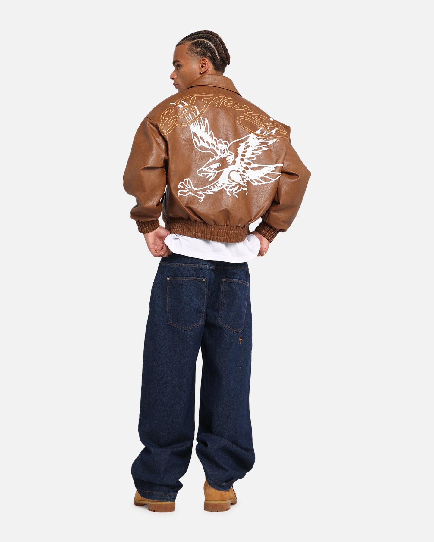 Ed Hardy Eagle Jacket Brown | Culture Kings US