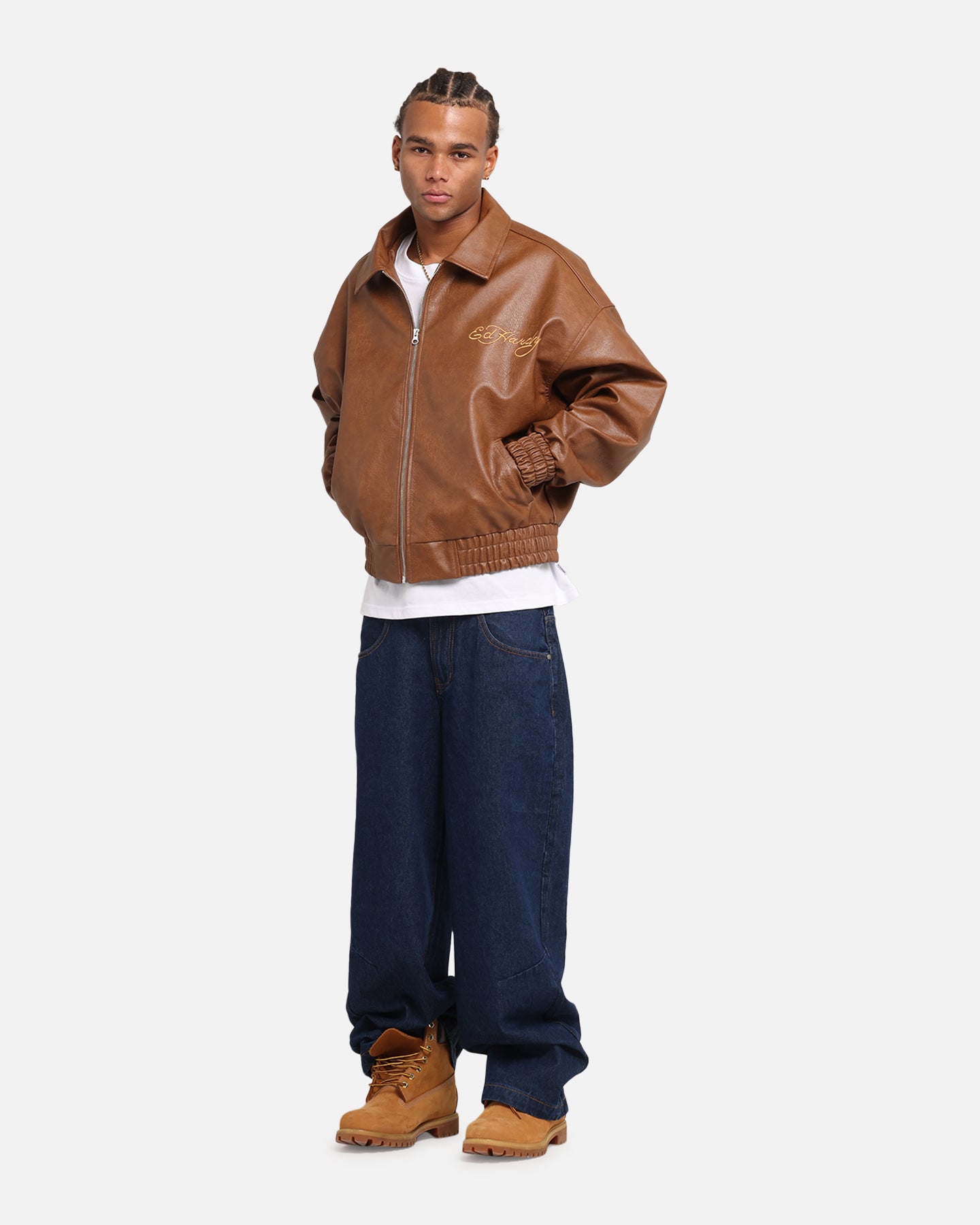 Ed Hardy Eagle Jacket Brown | Culture Kings US