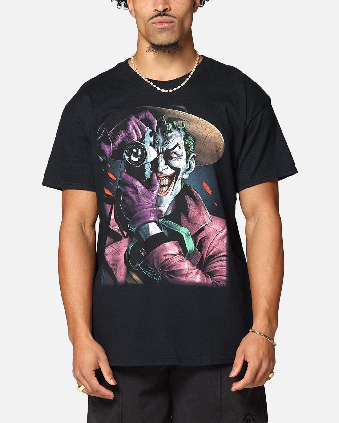 BAT JOKE GARGAMON ワンオフ作品 Goat Crew X DC Batman The Killing Joke T-Shirt Black | Culture