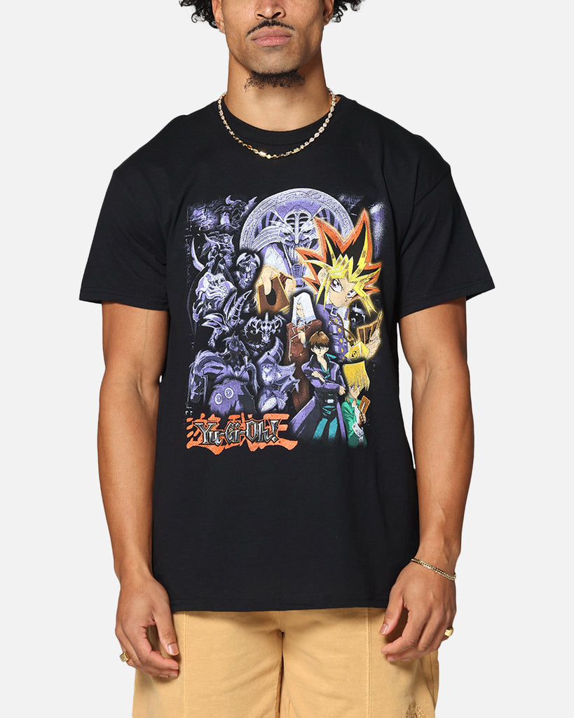 ☆ ユン・ピョウ / FROM FAR EAST Goat Crew X Yu-Gi-Oh! Seto Kaiba Long Sleeve T-Shirt Black Wash