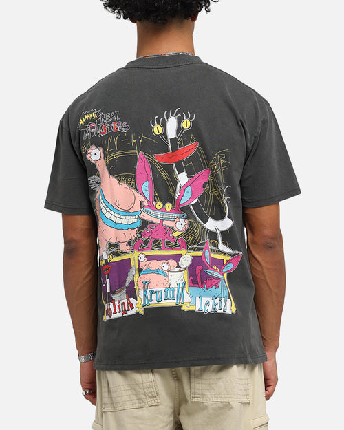 American Thrift x Aaahh!!! Real Monsters Monsters Heavy T-Shirt Black Wash