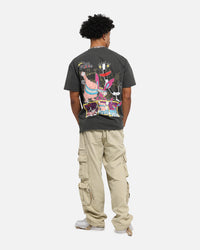 American Thrift x Aaahh!!! Real Monsters Monsters Heavy T-Shirt Black Wash