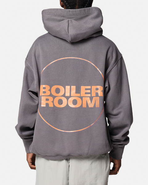 トップス BOILER ROOM Hooded Sweatshirt Boiler Room Core Boiler Room Hoodie Slate | Culture Kings US